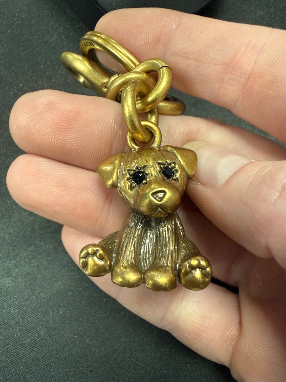 Coach Creatures Puppy Dog Bag Charm Keychain